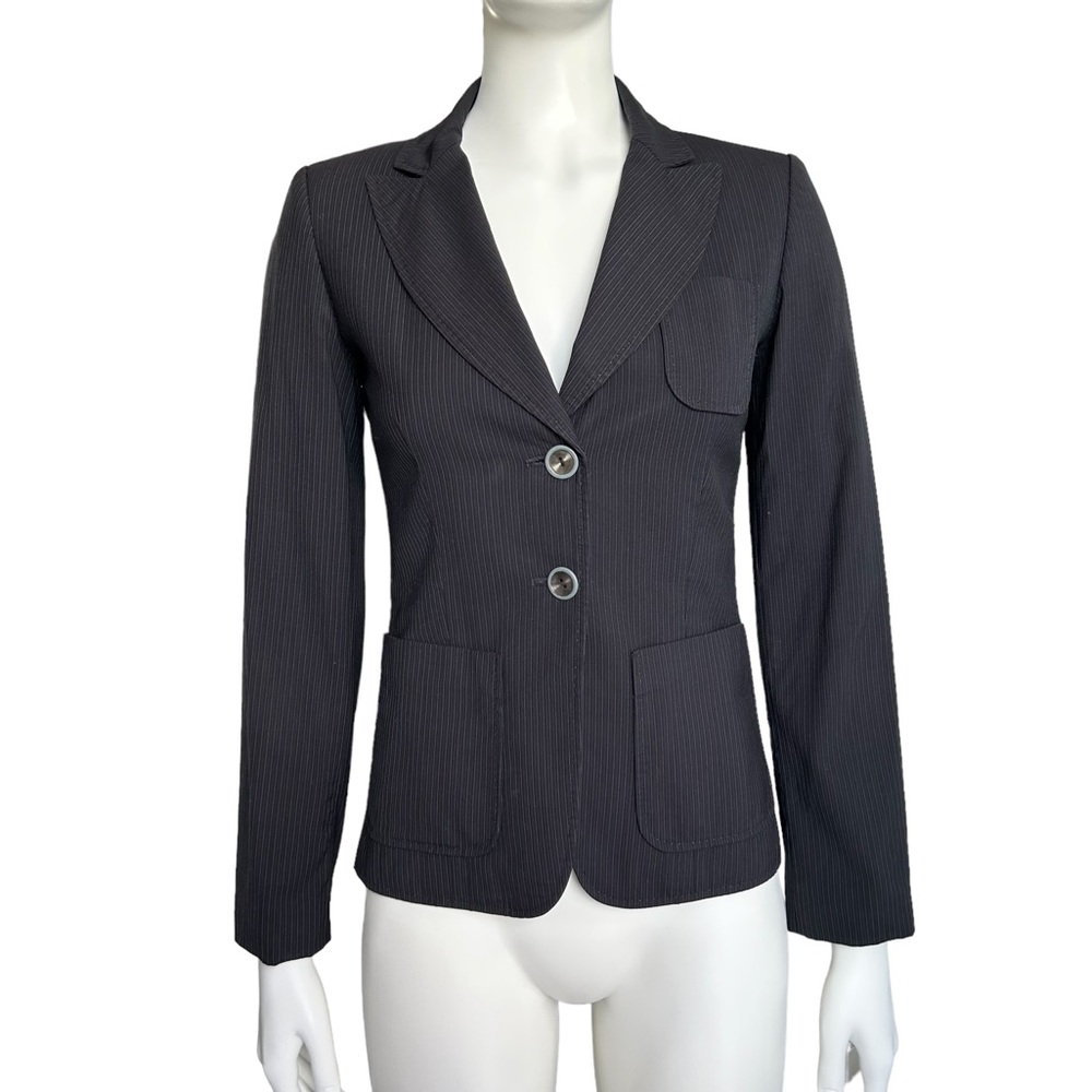 Teenflo Navy Wool Tailored Blazer 2
